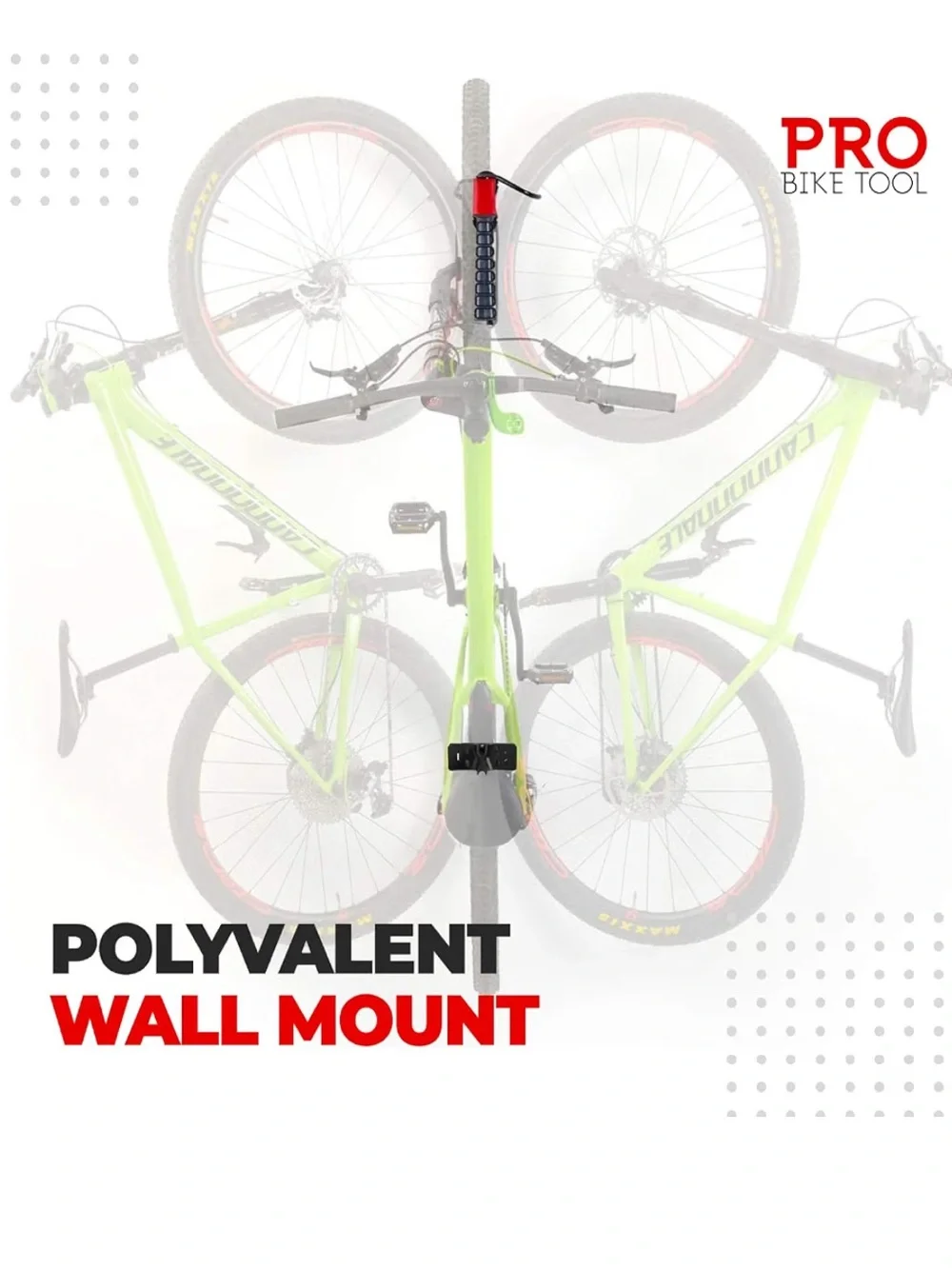NWOT Pro Bike Tool Swivel Wall Mount for Bicycles- Vertical Hanging Rack